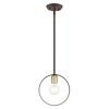 Livex Lighting Modesto 1 - Light Pendant in  Bronze - 3 of 4