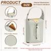 Unique Bargains PU Leather Home Car Office Decorative Tissue Box Cover with Button - 2 of 4