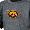NCAA Iowa Hawkeyes Boys' Gray Poly T-Shirt - 3 of 3