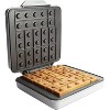 CucinaPro Building Brick Waffle Maker w 2 Construction Eating Plates- Cook Buildable Waffles, Pancakes in Minutes- Breakfast for Kids & Adults - 4 of 4