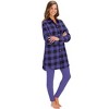 Collections Etc Plaid Flannel Tunic & Leggings - 2 of 4