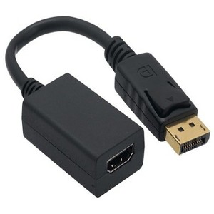 SANOXY 6.5"/ 0.5 ft Displayport Male to HDMI Female Adapter Cable with Latches - 1 of 1