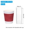 Unique Bargains Flower Candle Holder Glass Cylinder Vase 2 Pcs - 2 of 4