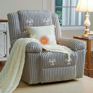 Power Lift Recliner Chair - Heat and Massage, Electric Lift Plush Recliner with Soft Padded Seat, Back Support & Armrests - 1 of 4