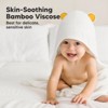 KeaBabies Cuddle Baby Hooded Towel, Organic Baby Bath Towel, Hooded Baby Towels, Baby Beach Towel for Newborn, Kids - 3 of 4