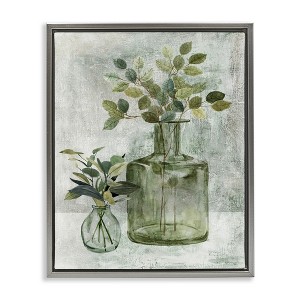Stupell Industries Herbal Plants with Green Leaves, 25" x 31" - 1 of 4