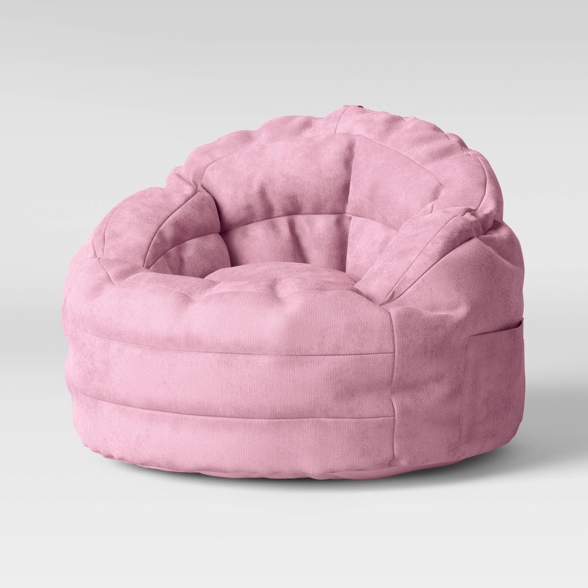 Settle In Kids' Bean Bag Chair Purple - Pillowfort™: Toddler Beanbag Seat, Indoor Use, No Assembly Required