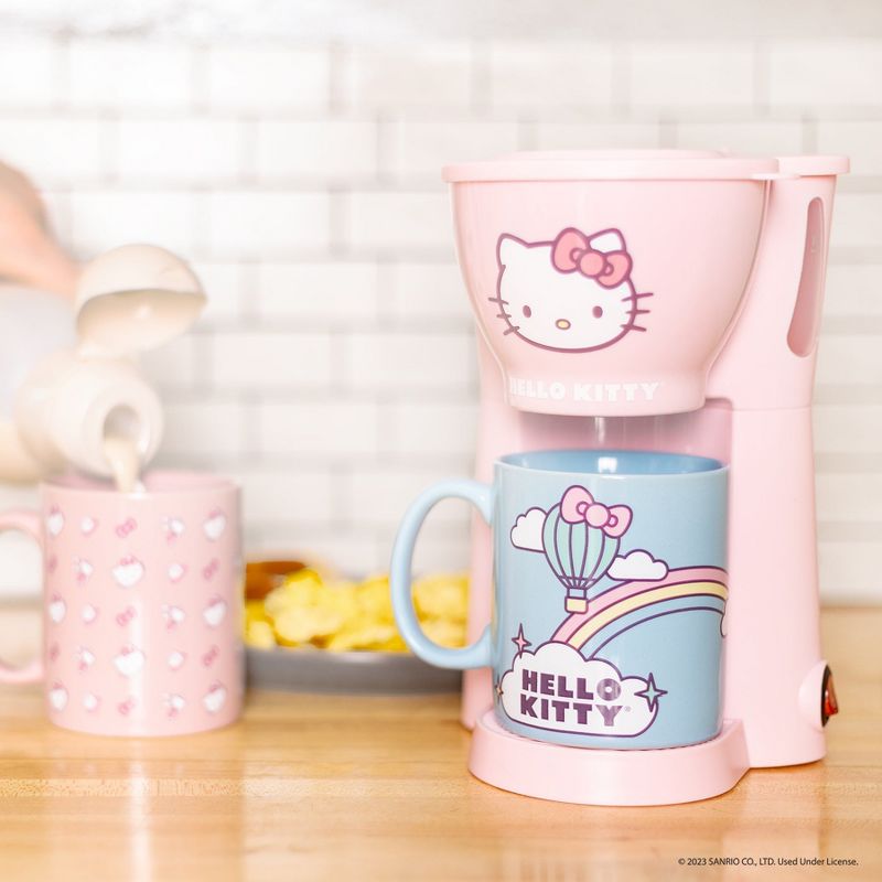 Uncanny Brands Hello Kitty Coffee Maker 3pc Set, 3 of 6