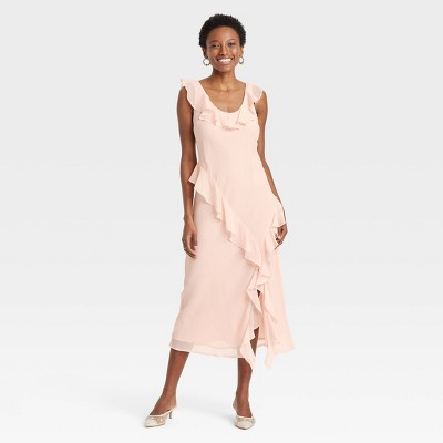 Women's Ruffle Slip Dress - A New Day™