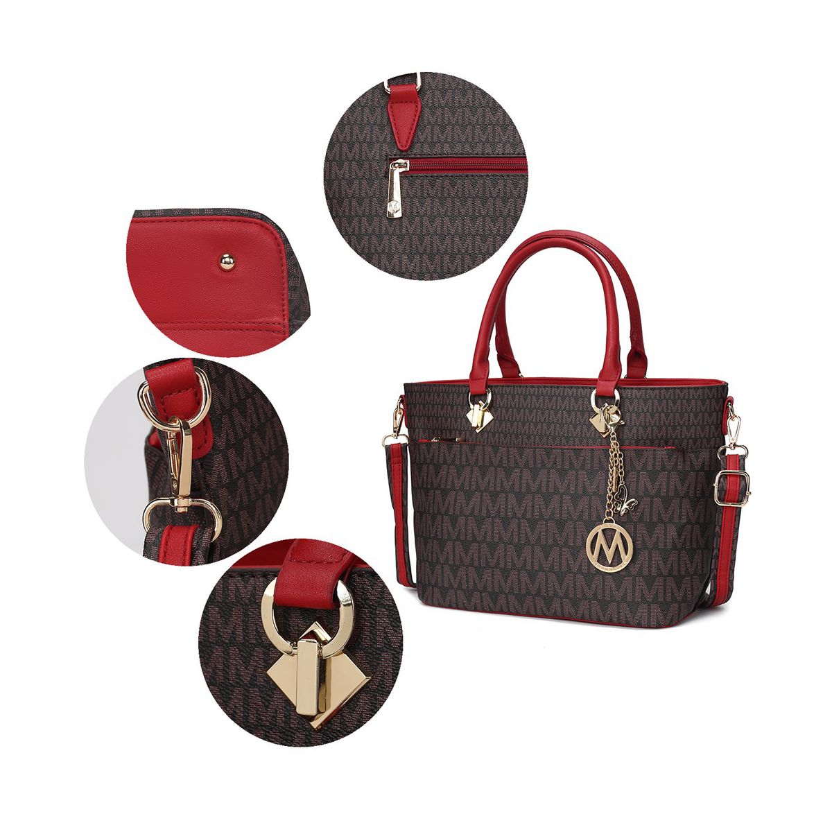 MKF Collection Yonah Signature Fashion Women’s Tote Handbag by Mia K - thumbnail 4
