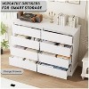 Nasitip 8 Drawer Dresser for Bedroom, Wide Wooden Chest of Drawers with Wide Top for Closet - 2 of 4