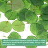Unique Bargains Durable Multipurpose Decorative Artificial Eucalyptus Petals 50 Pcs - 2 of 4