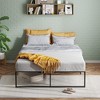 Garvee Twin/Full/Queen Metal Bed Frame - 14" Platform w/3-in-1 Steel Support, No Box Spring Needed, Easy Assembly, Black - 3 of 4