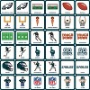 MasterPieces Officially Licensed NFL Philadelphia Eagles Matching Game for Kids and Families - 3 of 4