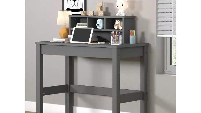 Logan Writing Desk Gray - Acme Furniture, 2 of 8, play video