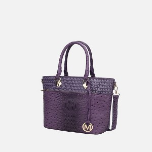 MKF Collection Grace Women’s Signature and Croc Embossed Tote Bag by Mia K - 1 of 4