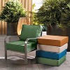 ARTPLAN Deep Seat Outdoor Cushion,Set 24"x24"x6" ,18x24" Bench Outdoor Chair Cushions, Polyester Fill Back for Patio Furniture ,Square - 3 of 4