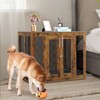 Disassembled Particle Board with Triamine Single Door with Tray and Cushion Rotten Wood 94*60*66.5cm M Side Table - 4 of 4