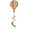 Briarwood Lane Fall Burlap Hot Air Balloon Windsock Wind Twister 54x12 Pumpkins Deluxe For Fall Balloon - 2 of 2