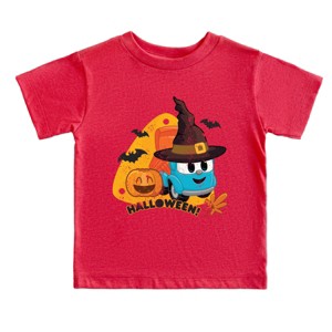 Leo The Truck Halloween Wizard - Toddler Short Sleeve Graphic T-Shirt - 1 of 3