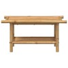 vidaXL Coffee Table 27.6"x15.7"x13.8" Bamboo - 3 of 4