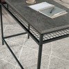 Engineered Wood Writing Desk with Lower Shelf and Durable Metal Frame - 4 of 4