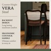 Maven Lane Vera High Back Fabric Counter Height Bar Stool - 4 of 4