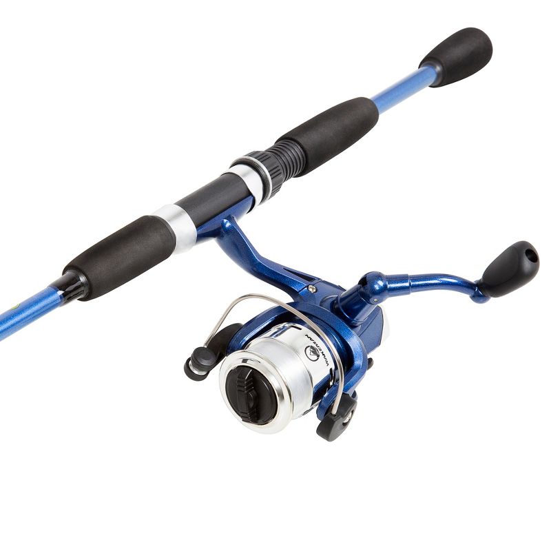 Leisure Sports Kids' 65" Fishing Rod and Reel Combo With Size 20 Spinning Reel - Sapphire Blue Metallic Finish, 3 of 6