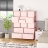 15 Drawers Dressers, Chest of Drawers with Wood Tabletop, Metal Frame, Storage Organizer Unit with Fabric, Tall Dressers for Bedroom Living Room - 4 of 4