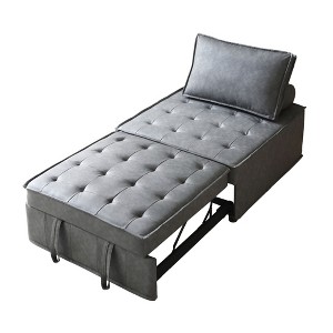 AZL1 Life Concept Sofas Concept Transformative Sofa Bed Transformative Multipurpose Furniture for Living Spaces, Gray, 39"*78.3"*34.5" - 1 of 4