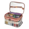 Unique Bargains Portable with 35 Bottles Slots Travel Nail Polish Storage Bag - 2 of 4