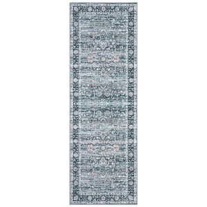 Fulvari Vintage Area Rug,Soft Distressed Print, Non-Slip, Machine Washable for Living Room, Bedroom, Dining Room, Office - 1 of 4