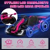 24V Electric Go Kart for Kids, with 2 * 150W Motors, Adjustable Seat, 8mph Speed, Led Lights, for Children Ages 6-15 - 4 of 4