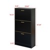 Shoe Storage Cabinet with 3 upside down drawers - 3 of 4