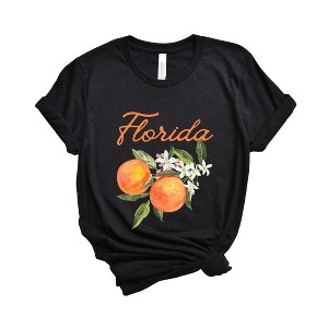 Simply Sage Market Women's Florida Flower Colorful Short Sleeve Graphic Tee - 1 of 3