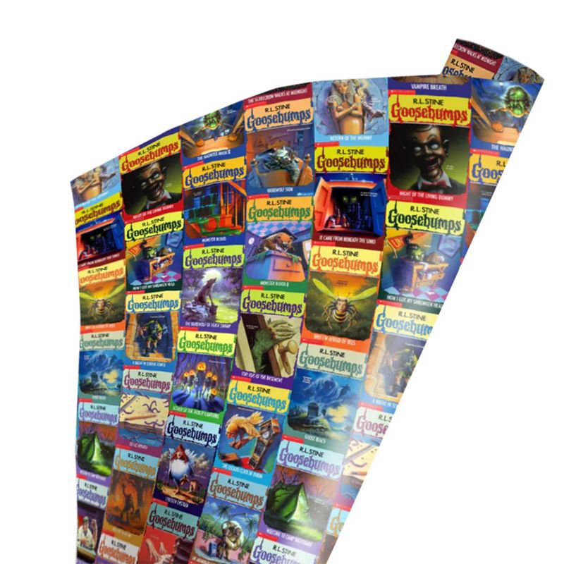 Trick Or Treat Studios Goosebumps Reader Beware Wrapping Paper | 30 x 96 Inches, 1 of 4