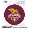 California State University Dominguez Hills Primary Logo Automotive Car Window Locker Circle Bumper Sticker - 3 of 4