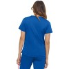 Medichic Women's Scrubs V-Neck Nylon Spandex Yoga Scrub Top - 2 of 2