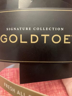 Signature Gold By Goldtoe Men's Cotton Crew Dress Rib Socks 3pk - Black  6-12.5 : Target