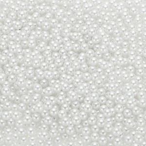 Unique Bargains No Hole ABS Round Faux Pearl for Vase Fillers DIY Home Decoration 2500 Pcs - 1 of 4