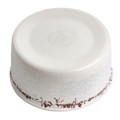 Mauna White Melamine Nesting Storage Bowl Set