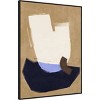 Amanti Art 32" x 42" Laid Back Navy by Urban Road Framed Canvas Wall Art Print : Modern Lithograph, Polystyrene Frame - 2 of 4