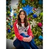 Merry Christmas Sweatshirts For Women Gnomes Funny Sweatshirt Cute Long Sleeve Xmas Holiday Tree Graphic Pullover Top - 4 of 4