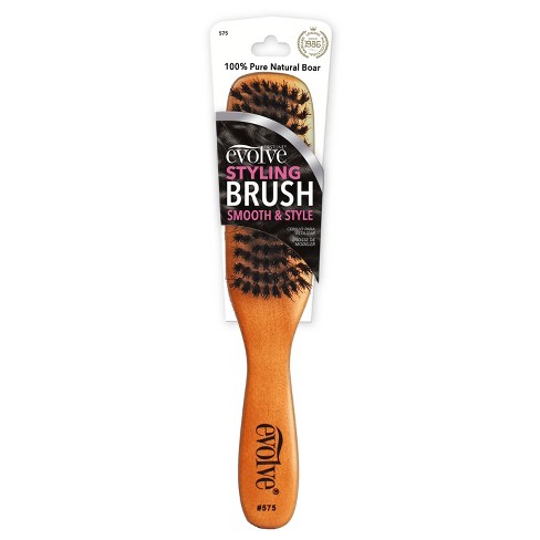 Cantu Narrow Wood Updo Bristle Hair Brush - 1ct : Target