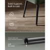 VASAGLE EKHO Collection - Bench for Entryway Bedroom, Synthetic Leather with Stitching, Ottoman Bench with Steel Legs - 4 of 4