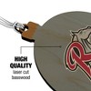 Rider University Secondary Logo Wood Christmas Tree Holiday Ornament - 3 of 4