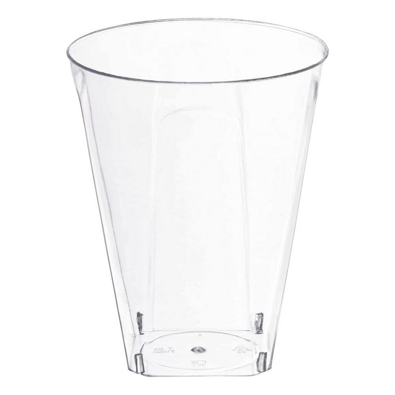 Smarty Had A Party 7 oz. Clear Square Bottom Disposable Plastic Cups (500 Cups), 1 of 4