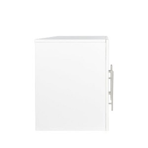 "LunaLulinlk Stackable Wall Mounted Storage Cabinet, 15.75 ""D x 35.43"" W x 19.69 ""H, White " - 1 of 4