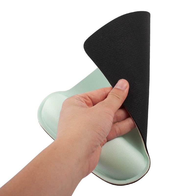 Insten Mouse Pad with Wrist Support Rest, Ergonomic Support Cushion, Easy Typing & Plain Relief, Trapeziod, 10 x 8 inches, 5 of 10