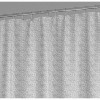 LunaLulinlk Grey and White Tonal Textured Weave Shower Curtain - 2 of 4